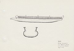 017 Peru - piroga monossile con fianchi rialzati a mezzo di tavola aggiunta